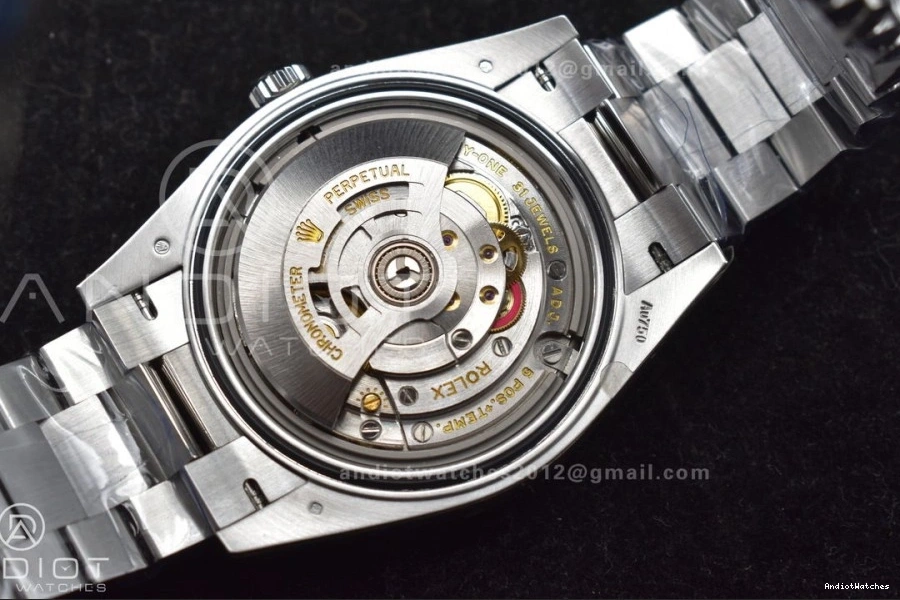 1:1 President Refined VR3255 Edition THBF (Gain 228239 Date Green Weight) Day Roman SS Dial Bracelet on Best 40 662 0323